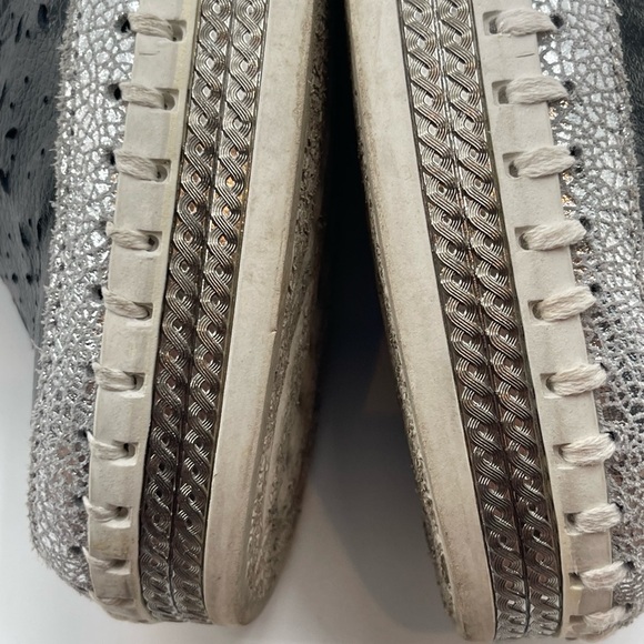 Bernie Mev TW99 Slip On Leather Perforated Black Shoes size 39 Size Us 9 - Picture 7 of 14